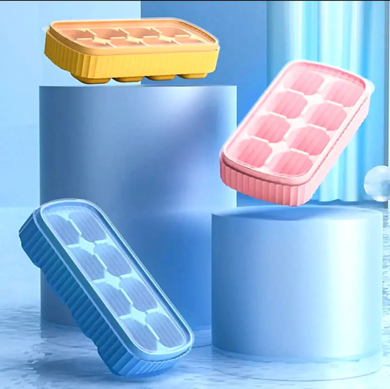 Large Silicone Ice Cube Tray